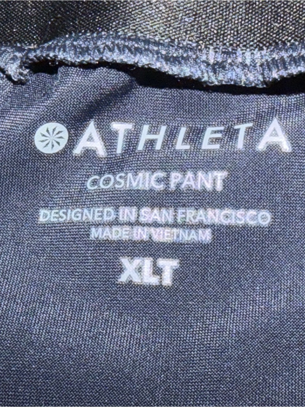 NWOT Athleta Cosmic High Waisted Wide-Leg Pant in Black - Picture 8 of 10